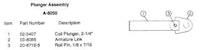 Plunger and link 2-1/4 inch plunger 11-005003-02