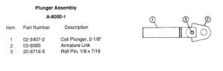 Plunger and link 2-1/8 inch plunger