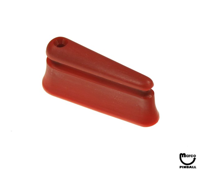 Flipper bat 2 inch round top red w/hole