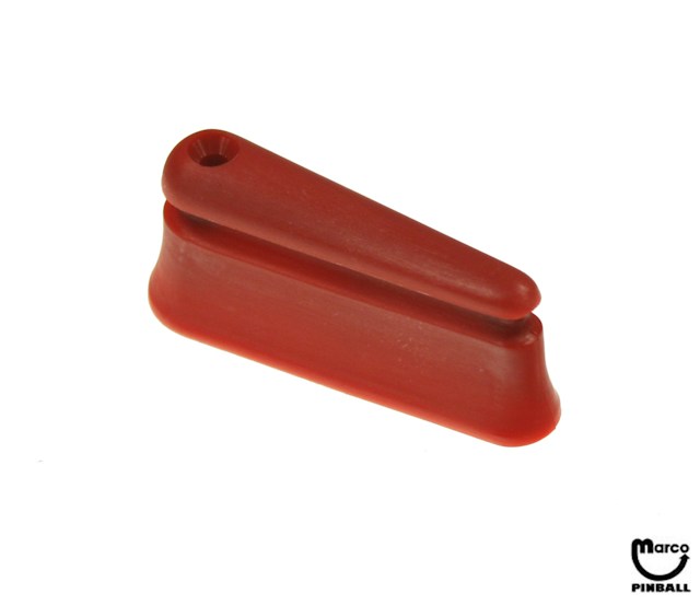 Flipper bat 2 inch round top red w/hole
