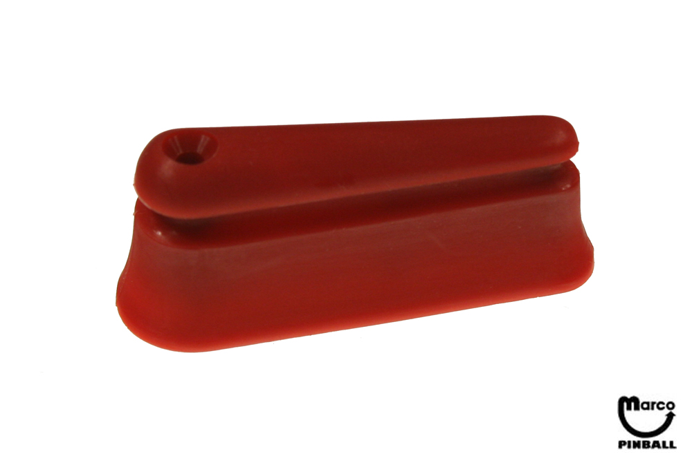 A-857-RW - Flipper bat pair 2 inch round R/W w/ hole - Marco