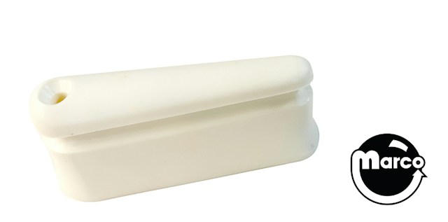 Flipper bat 2 inch round top WHITE with hole