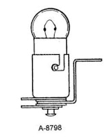 Lamp socket & #89 bulb assembly