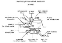 Trough switch mounting plate