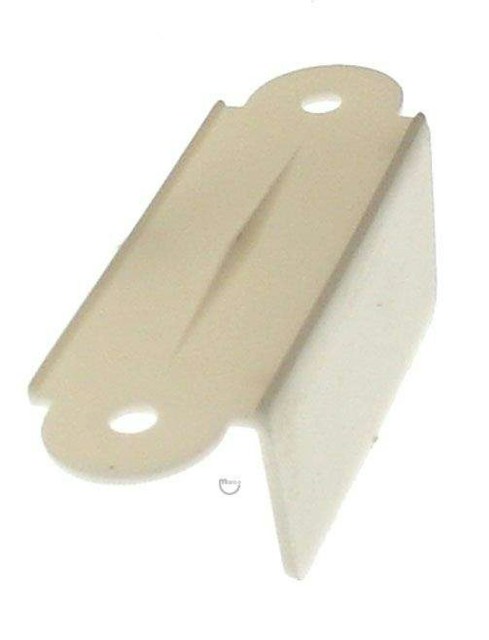 Lane guide - 2-3/4 inch white single