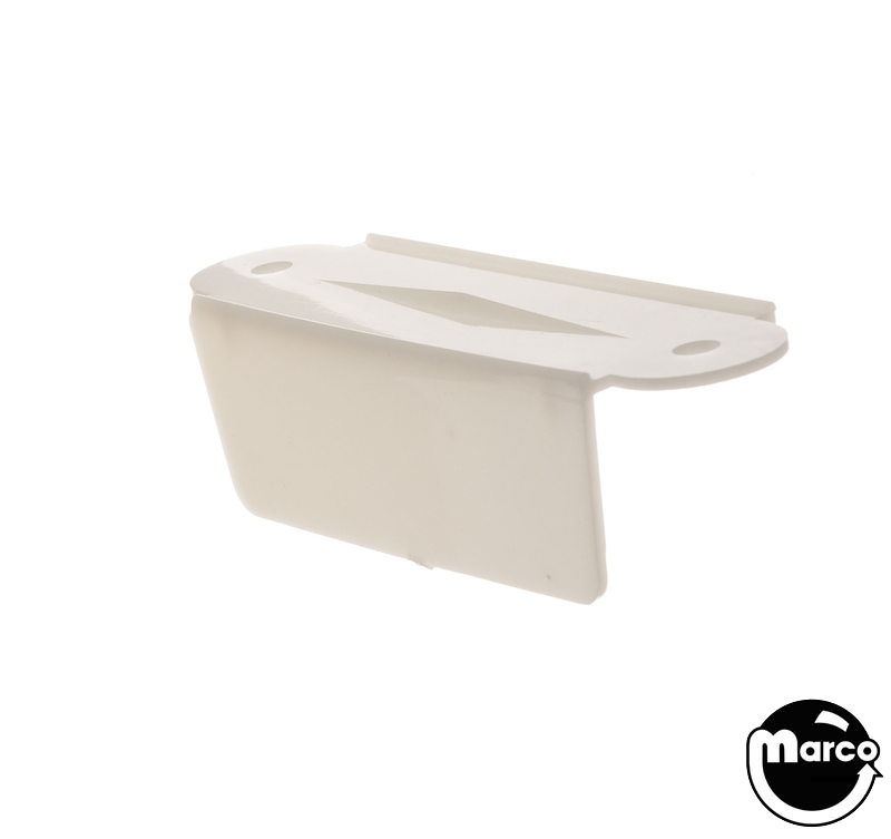 Lane guide - 3-1/8 inch white opaque single A-9397-W