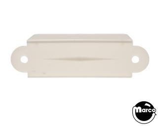 Lane guide - 3-1/8 inch white opaque single A-9397-W