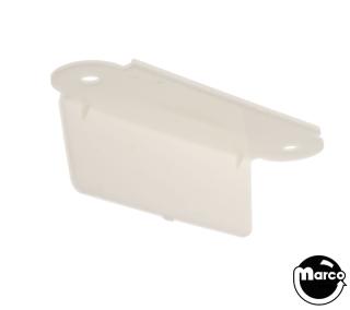 Lane guide - 3-1/8 inch white opaque single A-9397-W