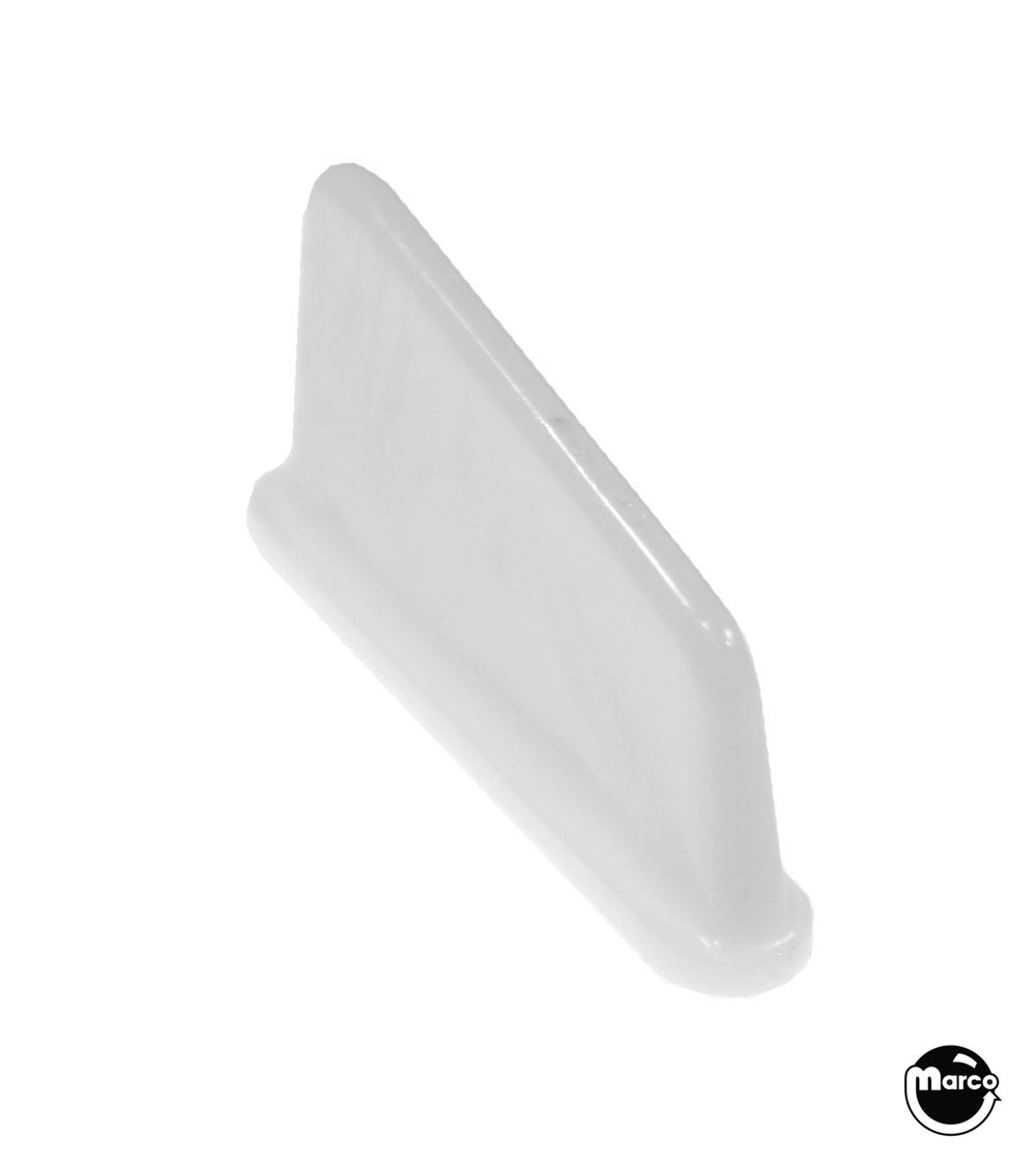 A-9423-W - Lane guide - fin 1-1/2 inch white - Marco Specialties