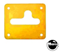 Eject hole cover Gottlieb ORANGE
