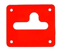 Eject hole cover Gottlieb RED