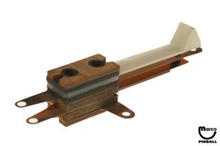 Leaf switch and actuator assembly