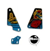 SPY HUNTER (Bally) Plastic slingshots (3)