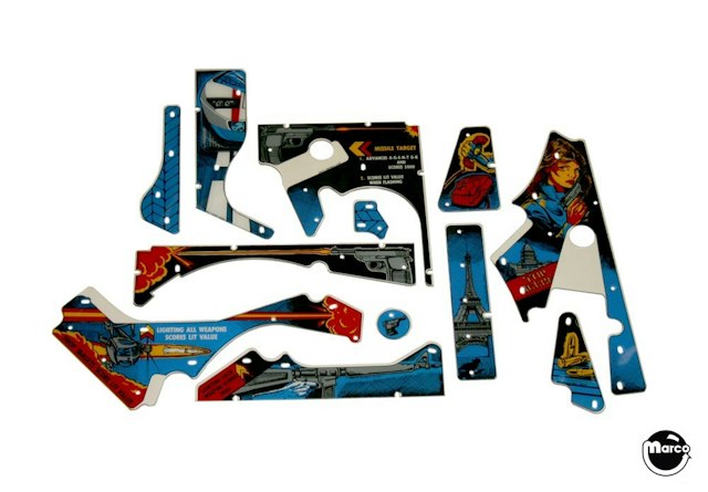 SPY HUNTER (Bally) Plastic set 0A17-00901-XXXF
