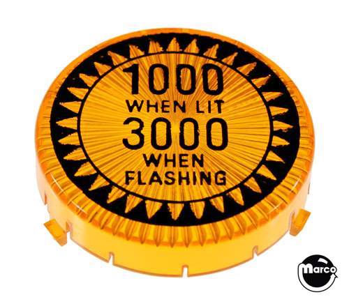 Pop bumper cap Bally '1K When Lit/3K When Flashing'