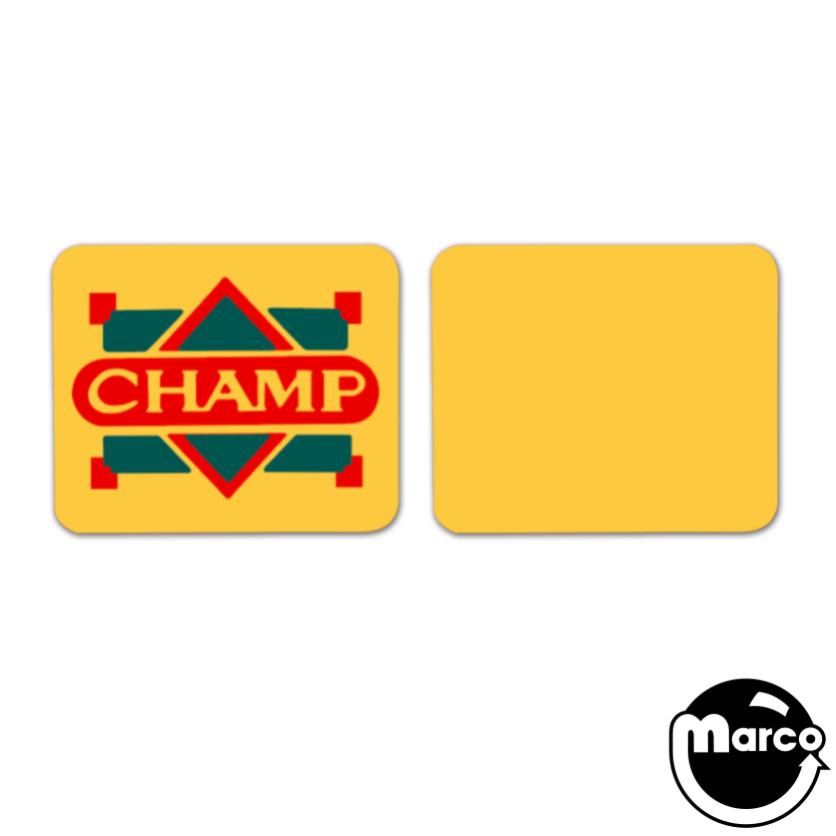 EIGHT BALL CHAMP (Bally) Spinner Decal