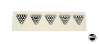 EIGHT BALL CHAMP (Bally) Clear Decal targets 5