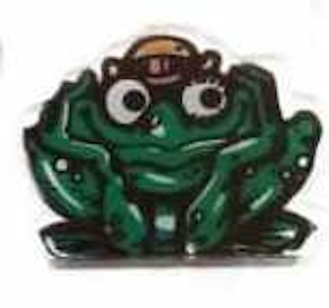 PARTY ANIMAL (Bally) Plastic frog