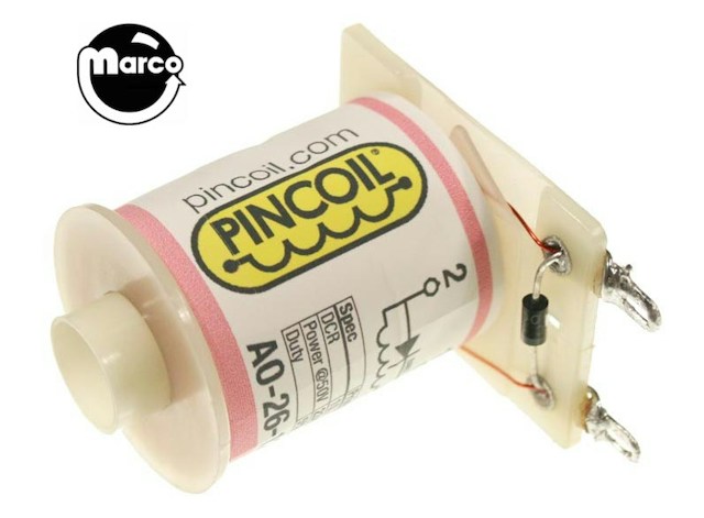 Coil - solenoid with diode