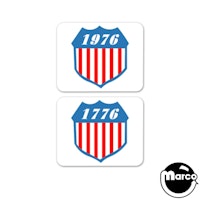 FREEDOM (Bally) Spinner '1776' decal set