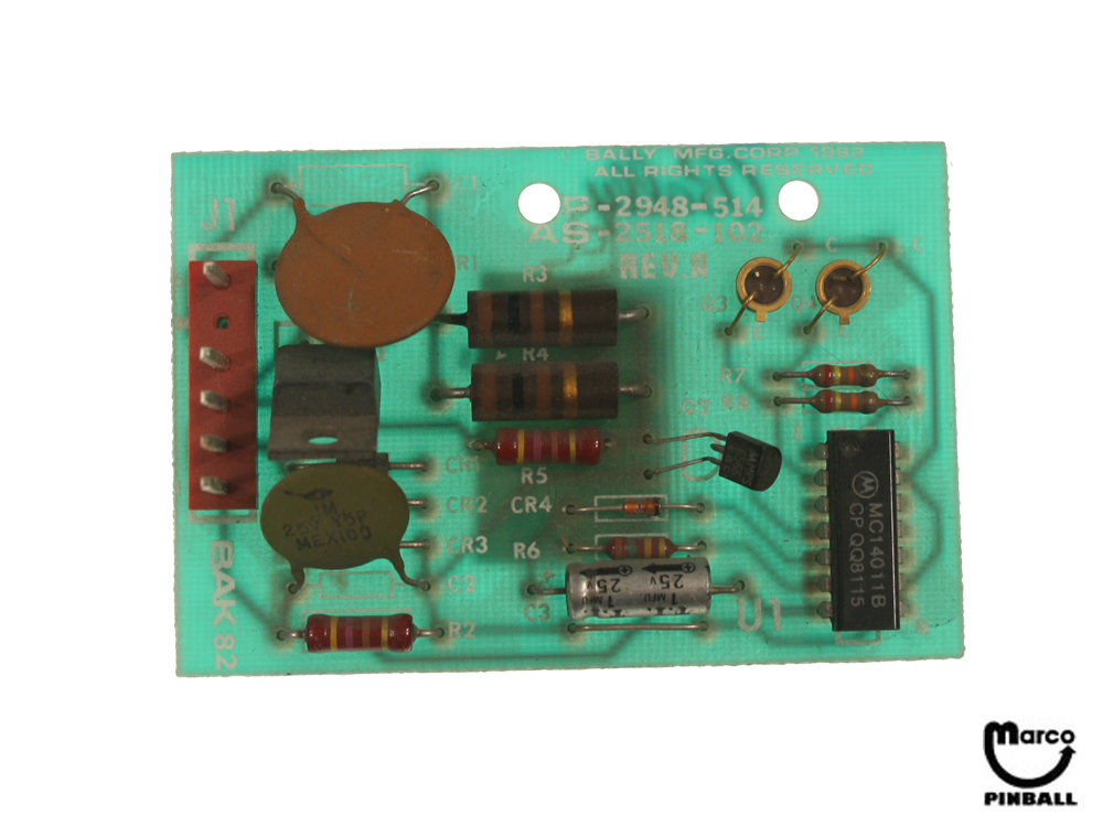 RAPID FIRE (Bally) Ball delivery sensor board