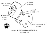 Rebound assembly Bally