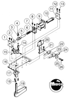 Coil stop bracket Alvin G