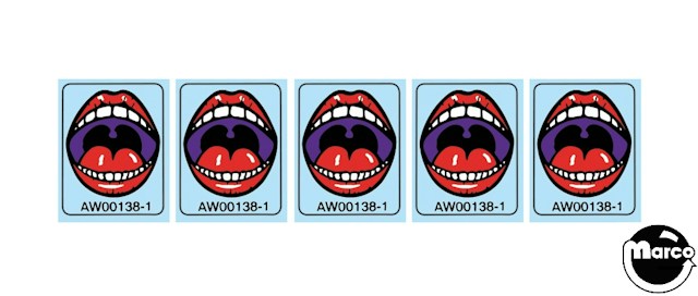 PINBALL MAGIC (Capcom) Decal drop targets
