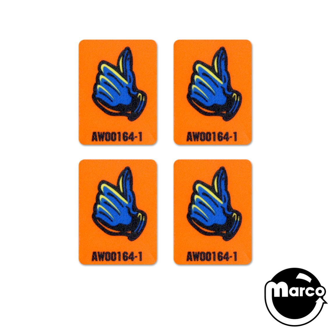 AW00164-1 - AIRBORNE (Capcom) drop target decal (4) - Marco
