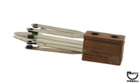 Leaf switch assembly Gottlieb dual