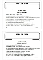 TARGET POOL (Gottlieb) Score Cards (3)