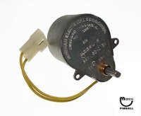 Motor and connector assembly