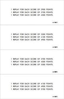 AQUARIUS (Gottlieb) Score cards (15)