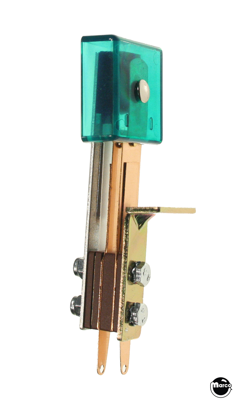 Target switch assembly 3D square green trans front