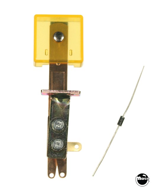Target switch assembly 3D square yellow trans USE B-14060-16