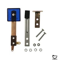 Target switch - 3D square blue transparent