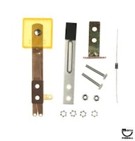 Target switch - yellow trans. 3D square