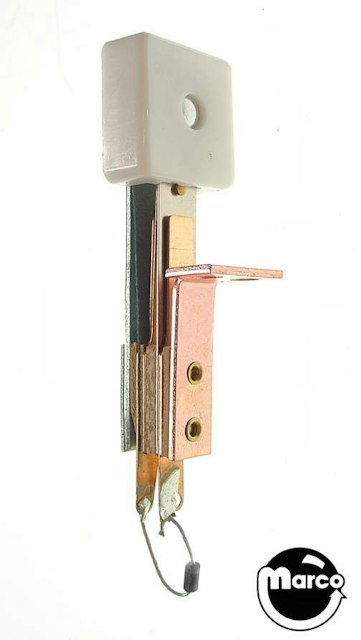 Target switch assembly 3D square white front USE B-12912-5