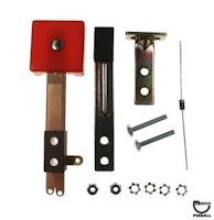 Target switch - 3D square red