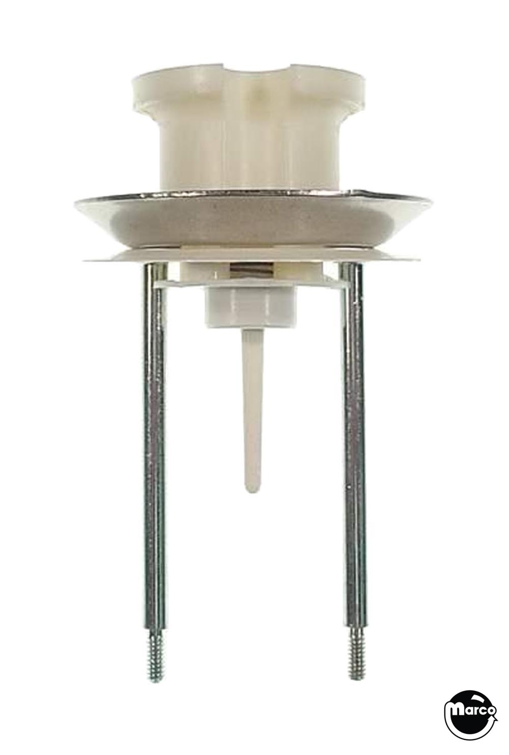 Pop bumper assembly white skirt