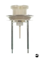 Pop bumper assembly white skirt