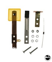 Target switch assembly 3D square yellow trans front
