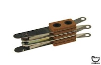 Leaf switch assembly Gottlieb dual