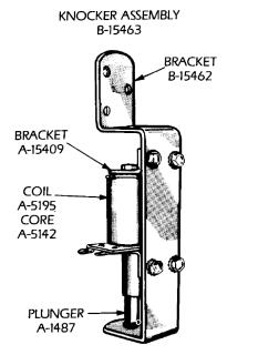 Knocker assembly Gottlieb