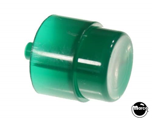 Flipper pushbutton green transparent