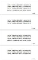 SOLAR RIDE (Gottlieb) Score Cards (6)