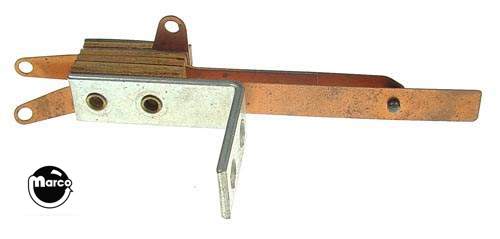 Leaf switch and bracket assembly