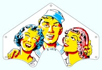 SHIP MATES (Gottlieb) Plastic Roto Target