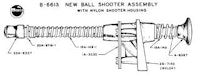 Ball shooter assembly Williams electromechanical