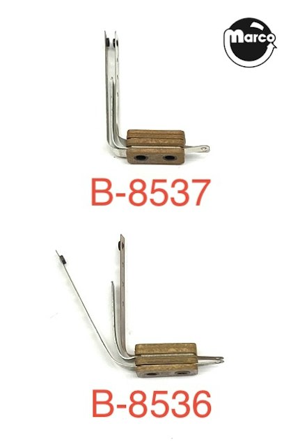 Leaf switch assembly Gottlieb right angle N.C.